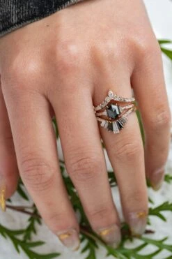 Marquise Diamond Wedding Band, Willa Setting, 14K Rose Gold 17 Marquise Diamond Wedding Band, Willa Setting, 14K Rose Gold -Point No Point Studio Store 20241126 SFS0089 af2ad31f 8f73 4253 8119 d666ce641429