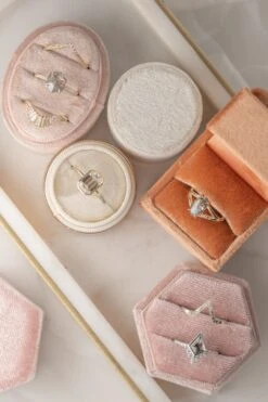 1.42 Carat Black Kite Diamond Engagement Ring, Bezel Avaline Setting, Platinum -Point No Point Studio Store 20241217 SFS0162