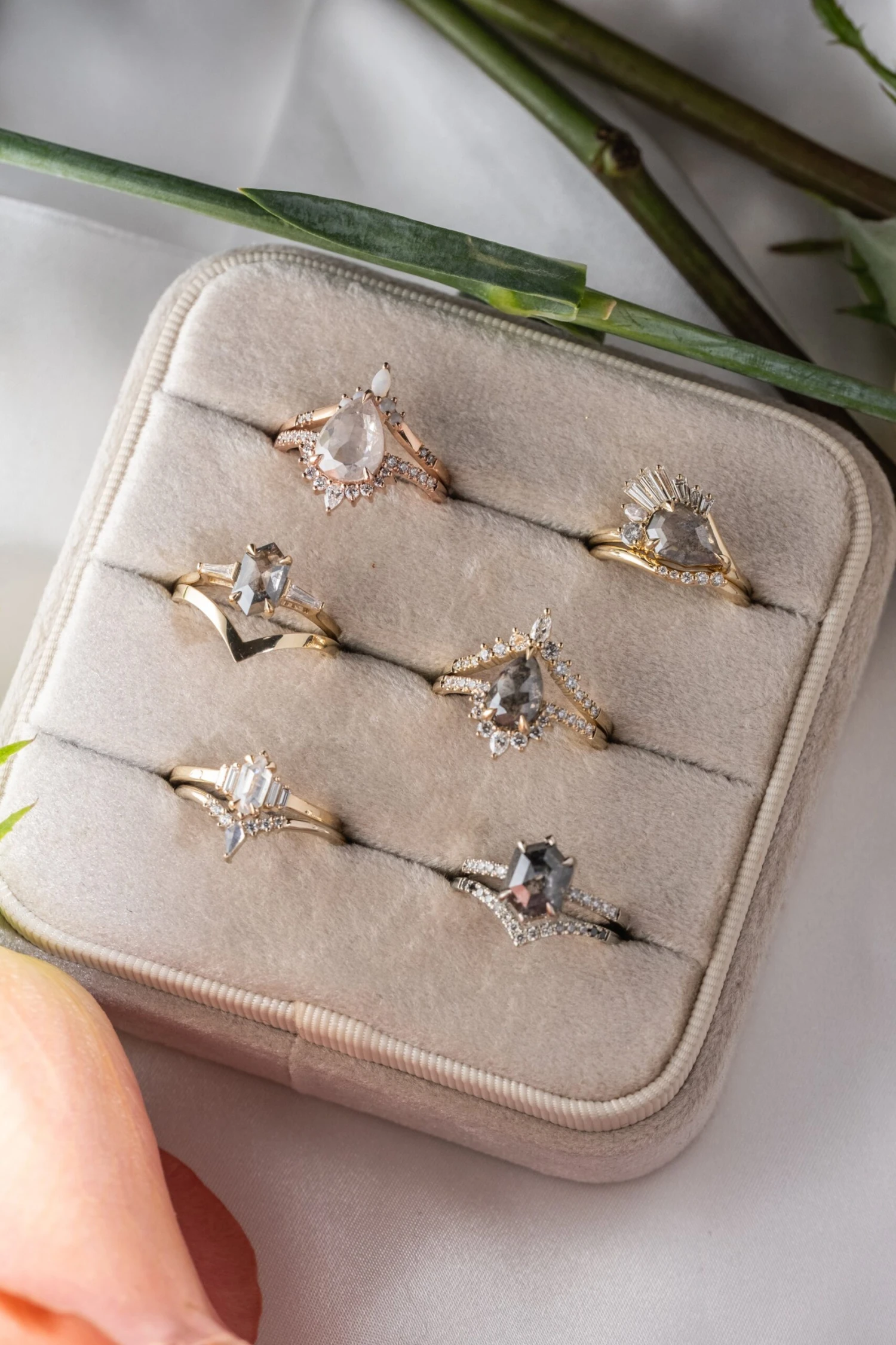 Square Vivian Wedding Band, 14k Yellow Gold 11 Square Vivian Wedding Band, 14k Yellow Gold - Image 11