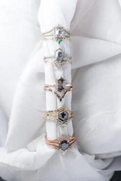 1.83 Carat Black Hexagon Diamond Engagement Ring, Bezel Ombre Jules Setting, 14K Yellow Gold 11 1.83 Carat Black Hexagon Diamond Engagement Ring, Bezel Ombre Jules Setting, 14K Yellow Gold -Point No Point Studio Store 20250103 SFS0102 af59f6a4 f379 43b5 8ced fe4dae078424