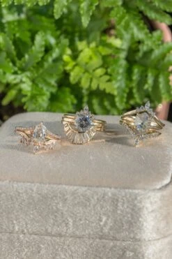 1.52 Carat Icy Salt And Pepper Hexagon Diamond Engagement Ring, Jane Setting, 14k Yellow Gold -Point No Point Studio Store 20250124 SFS0057 f1a124c2 4aaf 426d b398 e6e36b4d7a1e 1