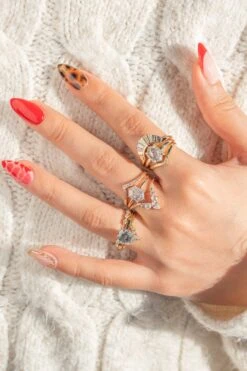 1.52 Carat Icy Salt And Pepper Hexagon Diamond Engagement Ring, Jane Setting, 14k Yellow Gold -Point No Point Studio Store 20250124 SFS0089 6b7a50df d691 44d9 8109 5119710dcefd