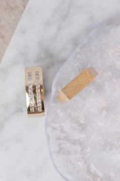 Men's Signet Style Wedding Ring, 14K Yellow Gold 8 Men's Signet Style Wedding Ring, 14K Yellow Gold -Point No Point Studio Store 20250131 SFS0018 Edit