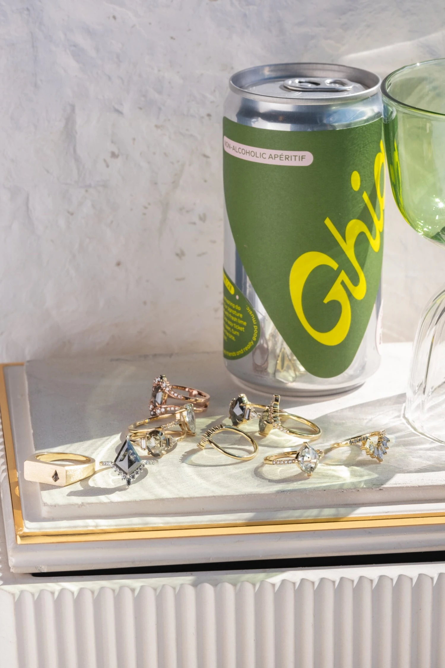 2.09 Carat Black Speckled Oval Diamond Engagement Ring, Beatrice Setting, 14k Yellow Gold 6 2.09 Carat Black Speckled Oval Diamond Engagement Ring, Beatrice Setting, 14k Yellow Gold - Image 6