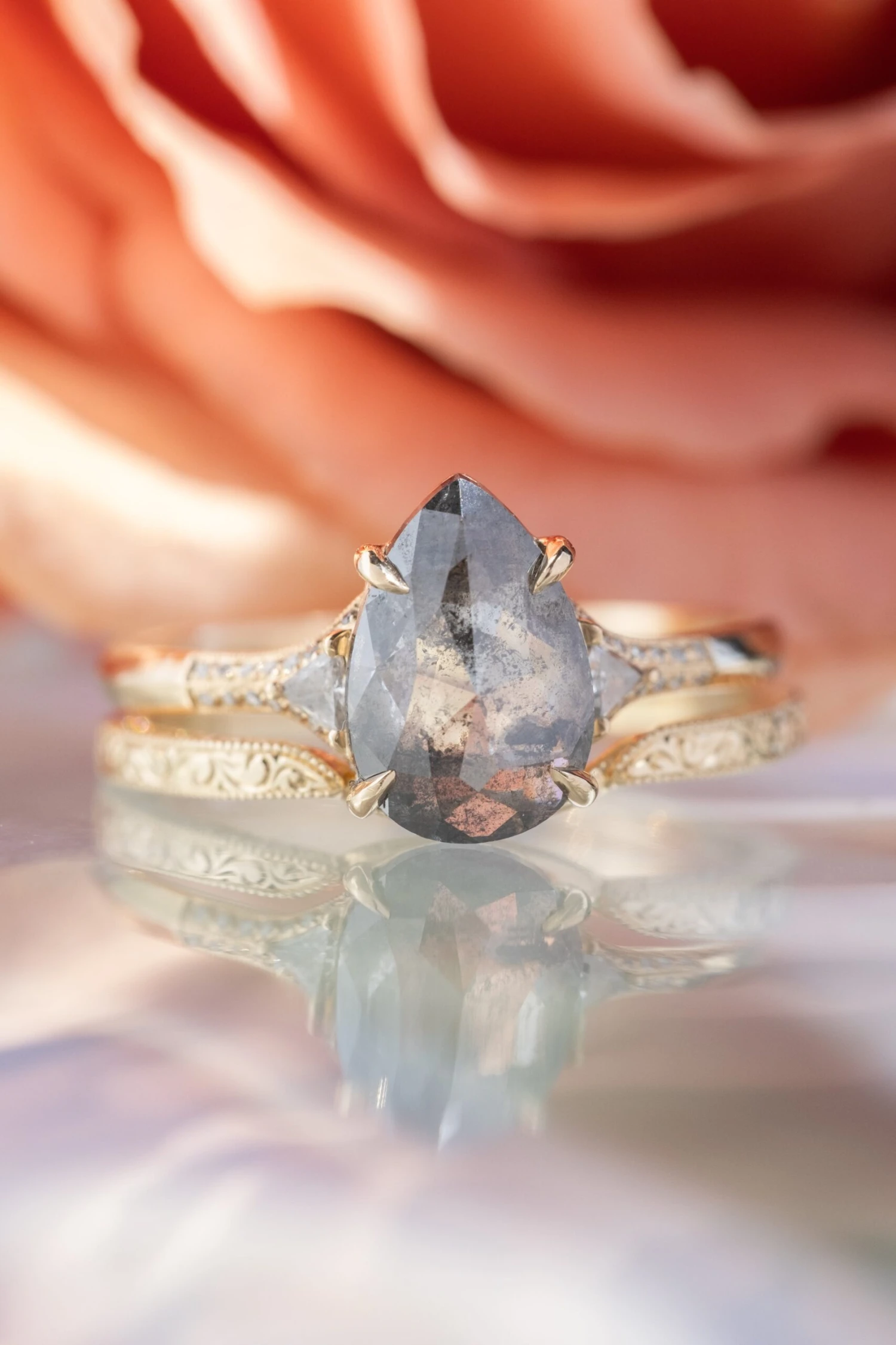 Vintage Harper Cuff Wedding Band, 14k Yellow Gold 4 Vintage Harper Cuff Wedding Band, 14k Yellow Gold - Image 4