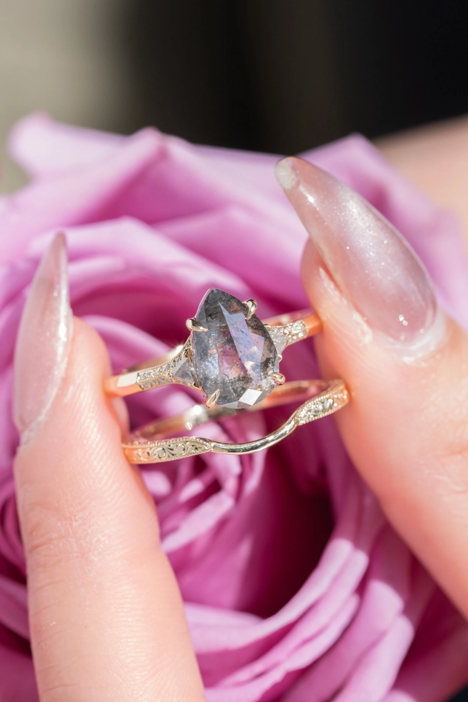 Vintage Harper Cuff Wedding Band, 14k Yellow Gold 5 Vintage Harper Cuff Wedding Band, 14k Yellow Gold - Image 5