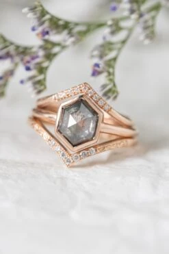 9 White Diamond Vivian Band, 14K Rose Gold -Point No Point Studio Store 20250613 SFS0049 7c9e91ae 5e42 4d8e 8394 df1aa7cb6338