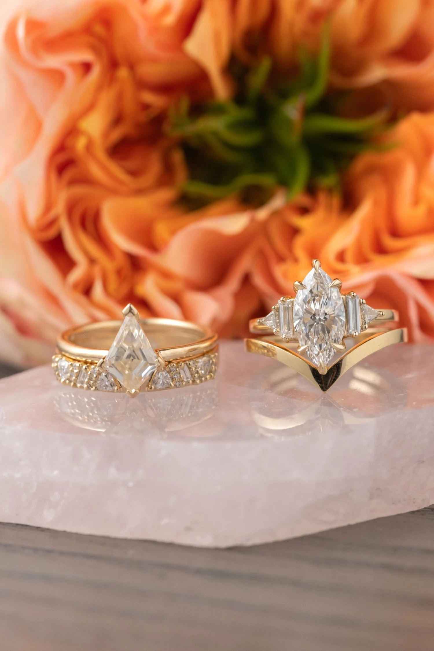 Diamond Wedding Cuff, Stardust Setting, 14K Yellow Gold 14 Diamond Wedding Cuff, Stardust Setting, 14K Yellow Gold - Image 14