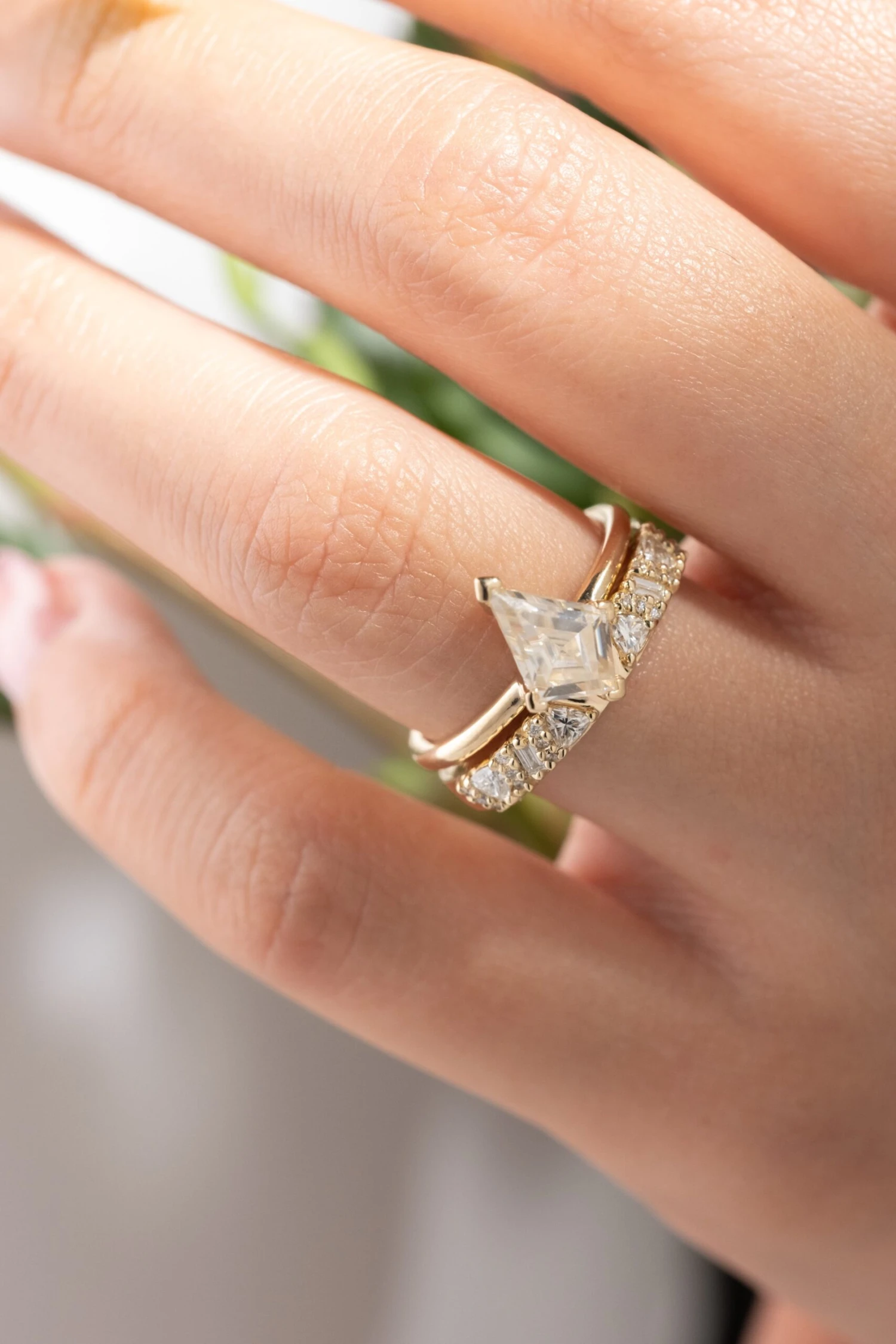 Diamond Wedding Cuff, Stardust Setting, 14K Yellow Gold 13 Diamond Wedding Cuff, Stardust Setting, 14K Yellow Gold - Image 13