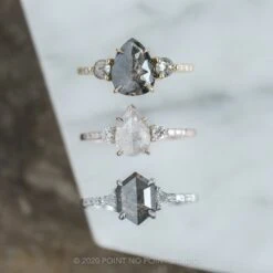 1.52 Carat Icy White Pear Diamond Engagement Ring, Eliza Setting, 14K White Gold 17 1.52 Carat Icy White Pear Diamond Engagement Ring, Eliza Setting, 14K White Gold -Point No Point Studio Store 210024WG 9