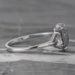 2.59 Carat Salt And Pepper Emerald Diamond Engagement Ring, Zoe Setting, Platinum 18 2.59 Carat Salt And Pepper Emerald Diamond Engagement Ring, Zoe Setting, Platinum -Point No Point Studio Store 210062 4 9aed2c10 744e 4ce7 bdd3 5b73264eb0aa