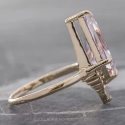 4.90 Carat Kite Morganite And Diamond Engagement Ring, Ava Setting, 14K Yellow Gold 12 4.90 Carat Kite Morganite And Diamond Engagement Ring, Ava Setting, 14K Yellow Gold -Point No Point Studio Store 210074 3YG e1f4ba0c db0a 47c6 8da3 3b2e4f07fc68