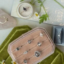 1.04 Carat Salt And Pepper Round Diamond Engagement Ring, Mackenzie Setting, Platinum 16 1.04 Carat Salt And Pepper Round Diamond Engagement Ring, Mackenzie Setting, Platinum -Point No Point Studio Store 210231WG 4 386e5db5 b7f6 42ca bf8a 867e51efc8e9