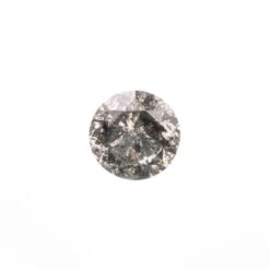 .94 Carat Salt And Pepper Brilliant Cut Round Diamond