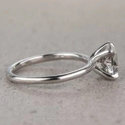 2.48 Carat Salt And Pepper Diamond Engagement Ring, Tulip Jane Setting, Platinum -Point No Point Studio Store 210344 4 88f99d1d e7f6 4aa3 9720 081ea4d42632