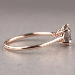 1.08 Carat Salt And Pepper Round Diamond Engagement Ring, Madeline Setting, 14k Rose Gold -Point No Point Studio Store 220099 4 75d0ff2c c6a0 4258 bead 0e91defb6891