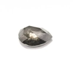 1.35 Carat Salt And Pepper Rose Cut Pear Diamond -Point No Point Studio Store 220136 3