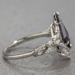 1.86 Carat Teal Kite Sapphire And Diamond Engagement Ring, Quinnie Setting, Platinum 20 1.86 Carat Teal Kite Sapphire And Diamond Engagement Ring, Quinnie Setting, Platinum -Point No Point Studio Store 220152WG 3 28847f8e c347 476c a898 145fecdcfe1f
