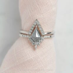 1.23 Carat Salt And Pepper Kite Diamond Engagement Ring, Avaline Setting, Platinum 13 1.23 Carat Salt And Pepper Kite Diamond Engagement Ring, Avaline Setting, Platinum -Point No Point Studio Store 220171WG 6 54f50f87 61e7 48b3 85ba 9f3b2c30b326