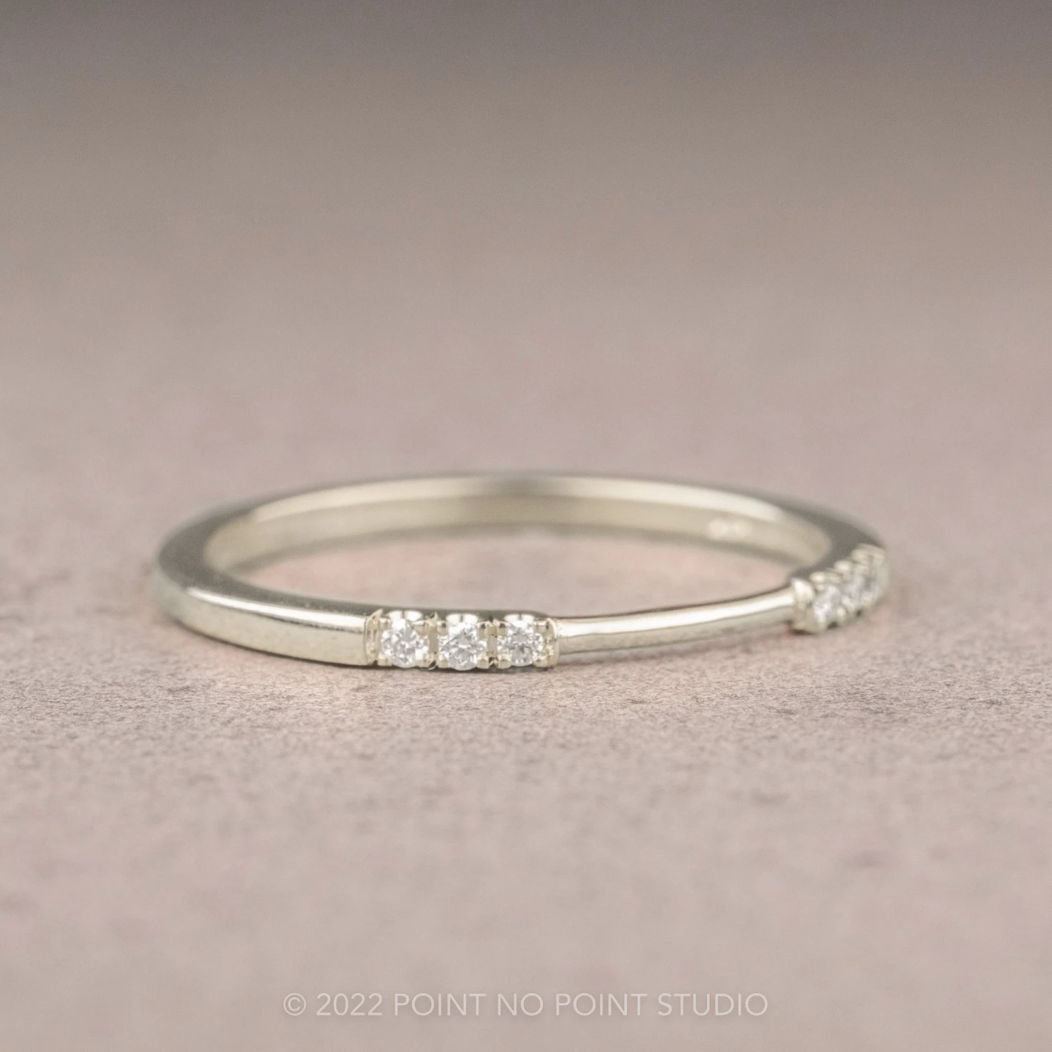 3 Diamond Harper Cuff, 14K White Gold 2 3 Diamond Harper Cuff, 14K White Gold - Image 2