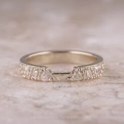 Diamond Wedding Cuff, Stardust Setting,14K White Gold