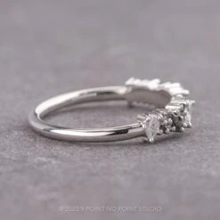 Ombre Diamond Wedding Cuff, Gemini Setting, Platinum 24 Ombre Diamond Wedding Cuff, Gemini Setting, Platinum -Point No Point Studio Store 230472WB 2 7f9dd10f 52b8 46d3 98a1 4a15bc001529