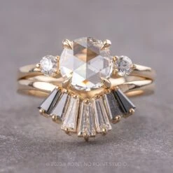 1.40 Carat Canadian Clear Round Diamond Engagement Ring, Zoe Setting, 14K Yellow Gold 13 1.40 Carat Canadian Clear Round Diamond Engagement Ring, Zoe Setting, 14K Yellow Gold -Point No Point Studio Store 230475 3