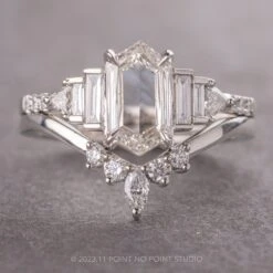 Marquise Diamond Wedding Band, Large Freya Setting, 14k White Gold 8 Marquise Diamond Wedding Band, Large Freya Setting, 14k White Gold -Point No Point Studio Store 230593 3 d2bcf22d d87e 4d1e a937 ed7250da6b86