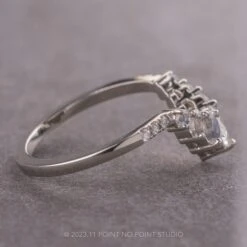 Moonstone And Diamond Wedding Band, Luna Setting, Platinum 21 Moonstone And Diamond Wedding Band, Luna Setting, Platinum -Point No Point Studio Store 230599WB 2 7fa626a7 9470 46c3 b1b5 95af8975305f