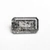 1.43 CARAT SALT AND PEPPER STEP CUT EMERALD DIAMOND