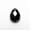 1.40 CARAT BLACK ROSE CUT PEAR DIAMOND
