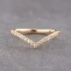 17 White Diamond Vivian Band, 14K Yellow Gold