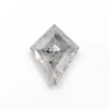 1.72 Carat Icy Grey Speckled Double Cut Kite Diamond
