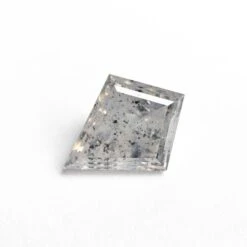1.72 Carat Icy Grey Speckled Double Cut Kite Diamond 6 1.72 Carat Icy Grey Speckled Double Cut Kite Diamond -Point No Point Studio Store 25807 131.72ct9.91x7.87x4.35mmKiteStepCut3 1