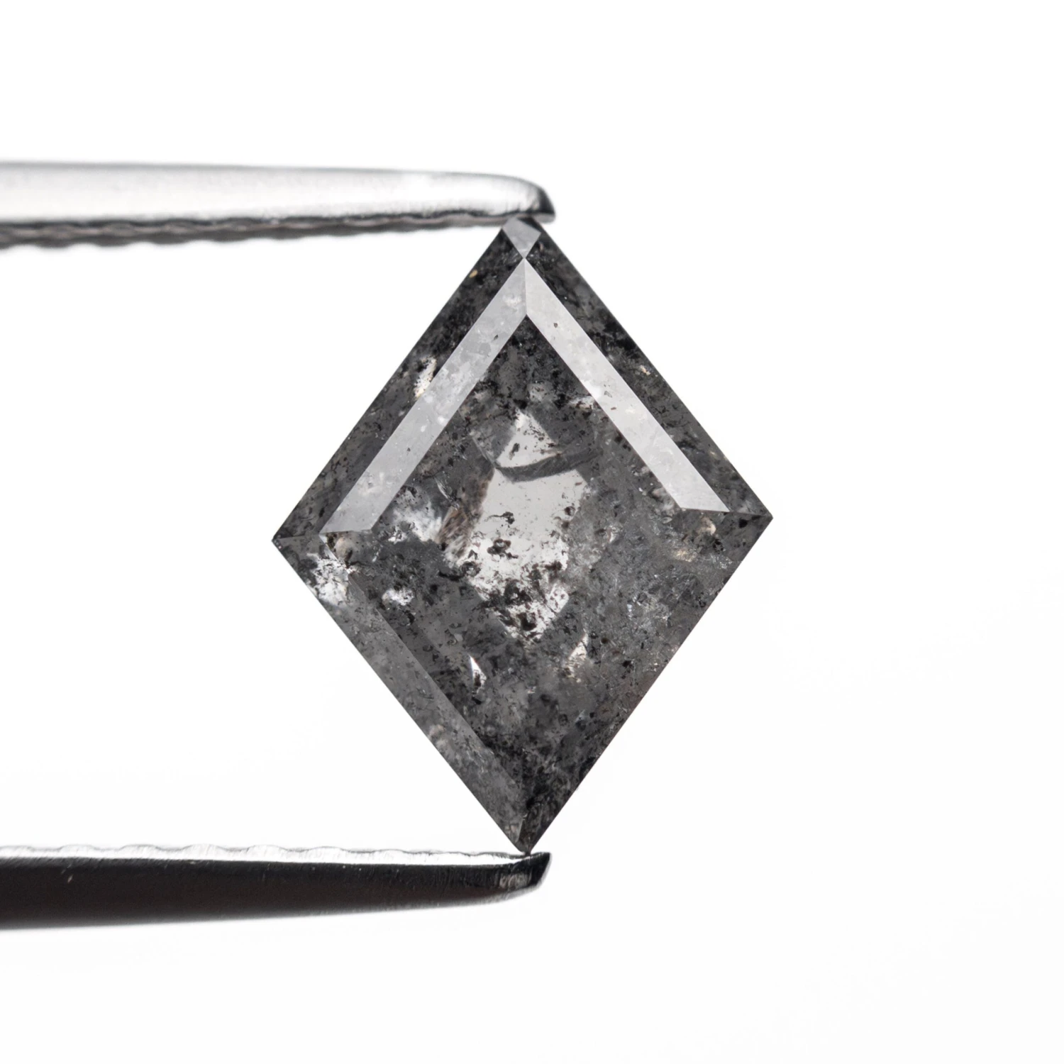 1.38 Carat Salt And Pepper Double Cut Lozenge Diamond 4 1.38 Carat Salt And Pepper Double Cut Lozenge Diamond - Image 4