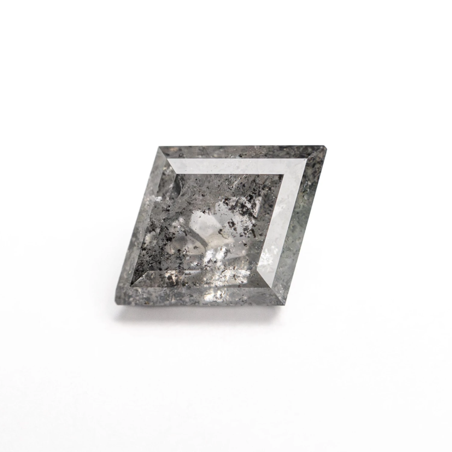 1.38 Carat Salt And Pepper Double Cut Lozenge Diamond 3 1.38 Carat Salt And Pepper Double Cut Lozenge Diamond - Image 3