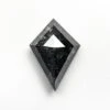 3.30 Carat Black Double Cut Kite Diamond