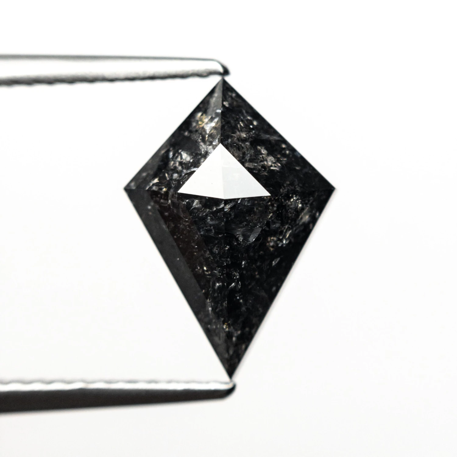 3.30 Carat Black Double Cut Kite Diamond 2 3.30 Carat Black Double Cut Kite Diamond - Image 2