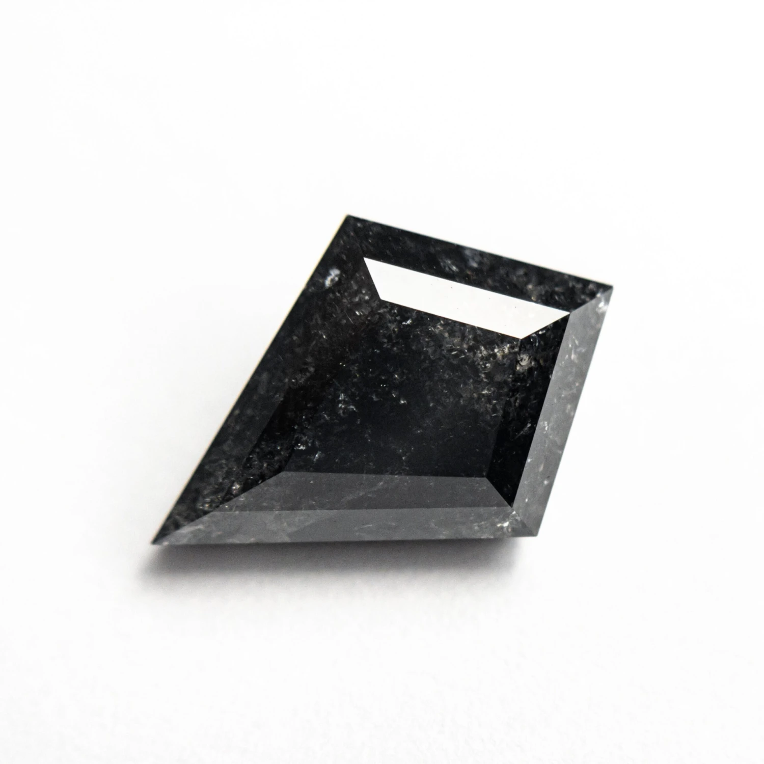 3.30 Carat Black Double Cut Kite Diamond 3 3.30 Carat Black Double Cut Kite Diamond - Image 3