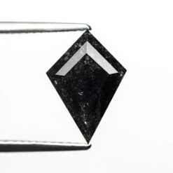 3.30 Carat Black Double Cut Kite Diamond 7 3.30 Carat Black Double Cut Kite Diamond -Point No Point Studio Store 25814 023.30ct12.87x9.05x4.78mmKiteStepCut4