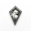 2.06 Carat Black Speckled Rose Cut Kite Diamond