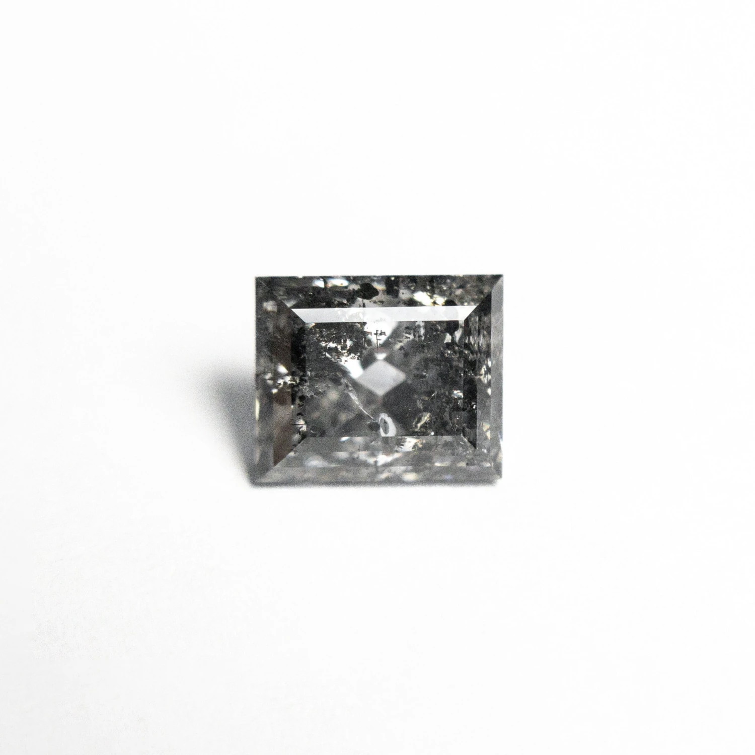 1.47 CARAT CANADIAN SALT AND PEPPER BRILLIANT CUT RECTANGLE DIAMOND 1 1.47 CARAT CANADIAN SALT AND PEPPER BRILLIANT CUT RECTANGLE DIAMOND