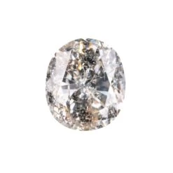 2 Carat Salt And Pepper Brilliant Cut Oval Diamond