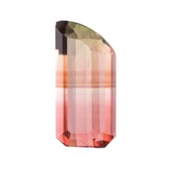 3.08 Carat Bi-Color Double Cut Geometric Tourmaline