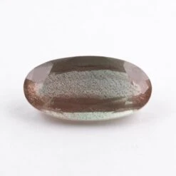 3.34 Carat Teal/Green With Orange Schiller Oval Sunstone -Point No Point Studio Store 3.34 150 6