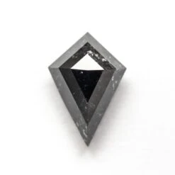 3.09 Carat Black Rose Cut Kite Diamond