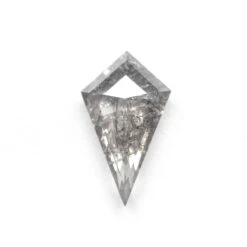 1.36 Carat Grey Double Cut Kite Diamond