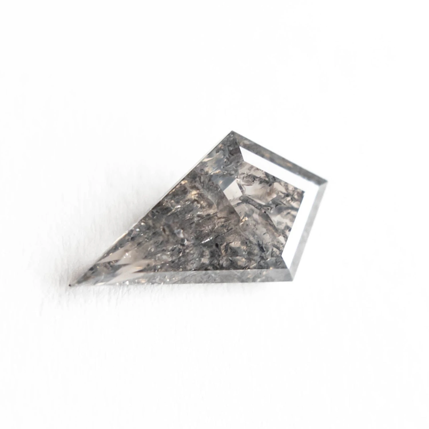 1.36 Carat Grey Double Cut Kite Diamond 3 1.36 Carat Grey Double Cut Kite Diamond - Image 3