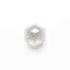 .90 Carat Icy Grey Double Cut Hexagon Diamond