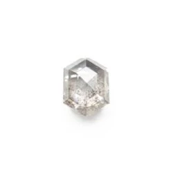 1.20 Carat Grey Rose Cut Hexagon Diamond